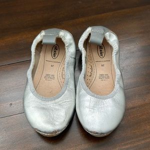 Old Soles Silver Girls Ballet Flats 28